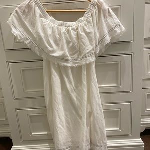 White off shoulder dress
